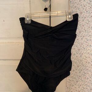 Black One-Piece Swimsuit